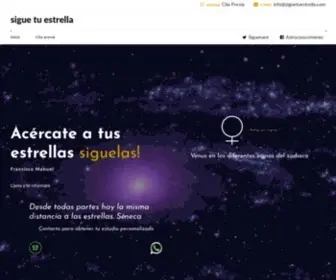 Siguetuestrella.com(Sigue tu estrella) Screenshot