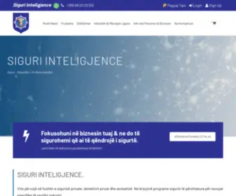 Siguriinteligjence.com(Siguri Inteligjence shpk) Screenshot