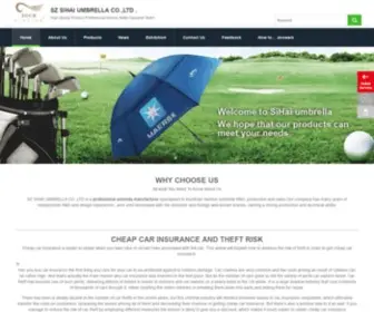 Sihaiumbrella.com(Reverse Umbrellas) Screenshot