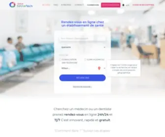 Sihhatech.com(Recherchez rapidement un médecin praticien en Algérie) Screenshot