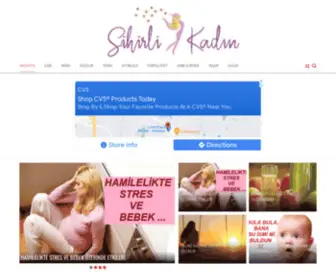 Sihirlikadin.com(Kadın Sitesi) Screenshot