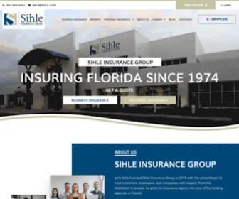 Sihle.com(Sihle Insurance Group Provides Personal Insurance and Florida Business Insurance) Screenshot