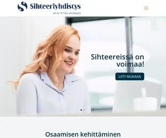 Sihteeriyhdistys.fi(Etusivu) Screenshot