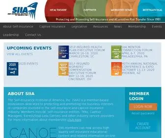Siia.org(Self-Insurance Institute of America, Inc) Screenshot