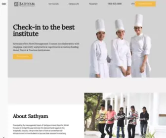 Siihm.com(Sathyam Institute of Hotel Management) Screenshot