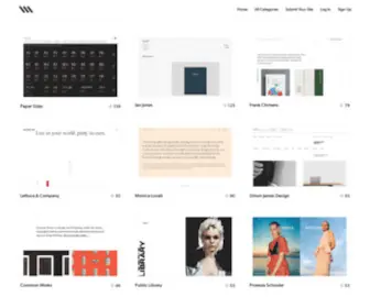 Siiimple.com(A Minimalist Website Gallery) Screenshot