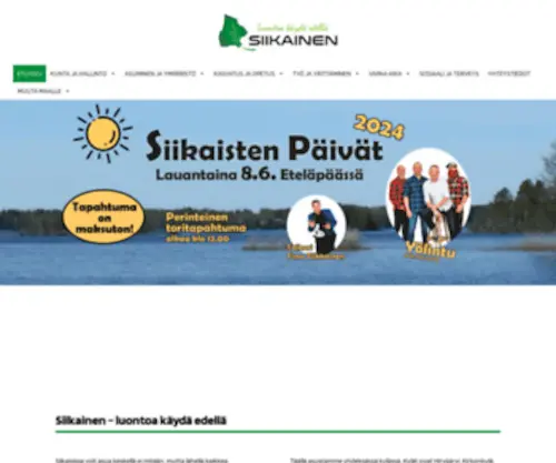 Siikainen.fi(Luontoa käydä edellä) Screenshot