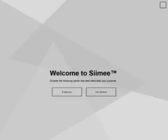 Siimee.com(A recruiting platform that directly connects job seekers and employers by creating a 1) Screenshot