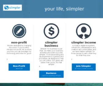 Siimpler.com(Your Digital Life) Screenshot