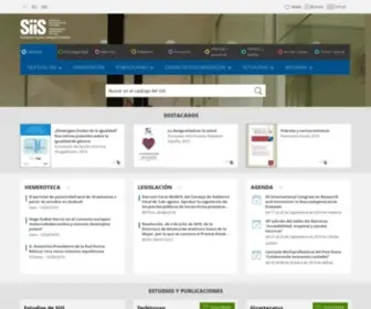 Siis.net(SIIS Centro de documentación e investigación sobre TAG) Screenshot