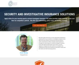 Siisinsurance.com(Security Guards & Professional Investigators Insurance) Screenshot