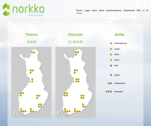 Siitepoly.fi(Siitepölytiedotus) Screenshot