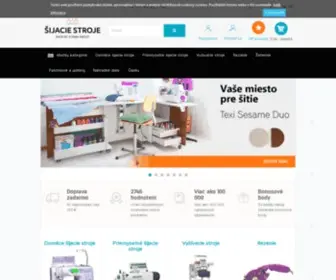 Sijacie-Stroje-Patchwork.sk(Šijacie stroje a patchwork) Screenshot