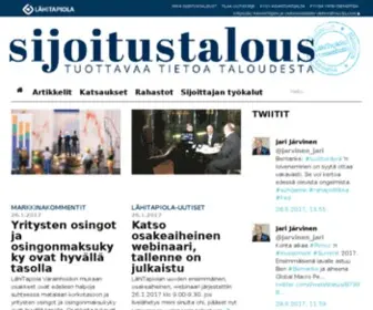 Sijoitustalous.fi(Tietoa LähiTapiolasta) Screenshot