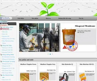 Sika.net.vn(Sika) Screenshot