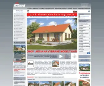 Sikard.sk(Rodinné domy od Sikard s.r.o) Screenshot