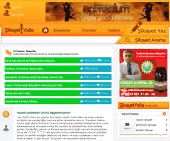 Sikayetyolla.com(Ikayet Yolla) Screenshot