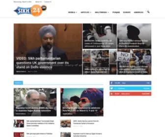 Sikh24.com(Breaking News and Opinion) Screenshot