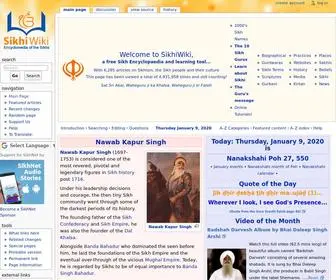 Sikhiwiki.org(SikhiWiki) Screenshot