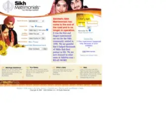 Sikhmatrimonials.com(Sikh Matrimonials) Screenshot