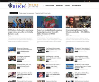 Sikhnews.net(The Sikh News Network) Screenshot