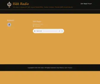 Sikhradio.com(Sikh Radio is playing 24/7 Sikh Sangeet) Screenshot