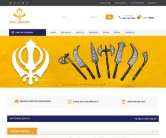 Sikhvirasat.ca(Buy Sikh Turbans) Screenshot