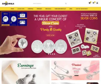 Sikkawala.com(Silver Jewellery & Silver Coins) Screenshot