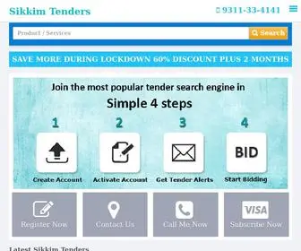 Sikkim-Tenders.co.in(Sikkim govt tenders) Screenshot