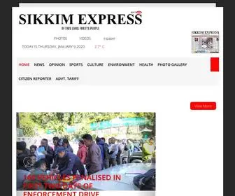 Sikkimexpress.com(Sikkim News) Screenshot