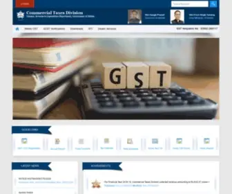 Sikkimtax.gov.in(Commercial Taxes Division) Screenshot