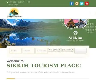 Sikkimtourismplace.com(Sikkim Tourism Place) Screenshot