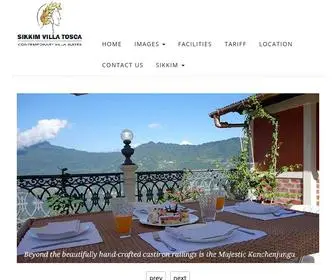 Sikkimvillatosca.com(Sikkim Villa Tosca) Screenshot