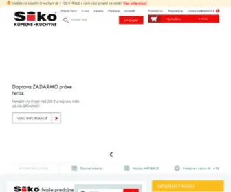 Siko-Kupelne.sk(KÚPEĽNE) Screenshot