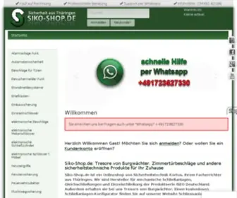 Siko-Shop.de(Tresore Burgwächter) Screenshot
