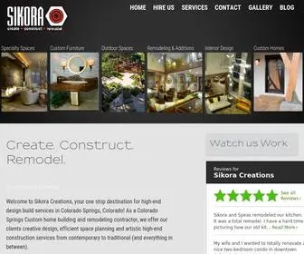 Sikoracreations.com(Sikora Creations) Screenshot