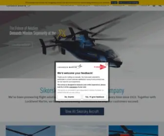 Sikorsky.com(Engineering the Future of Vertical Lift) Screenshot