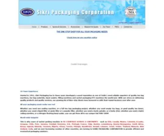 Sikripackaging.com(Sikri Packaging Corporation) Screenshot