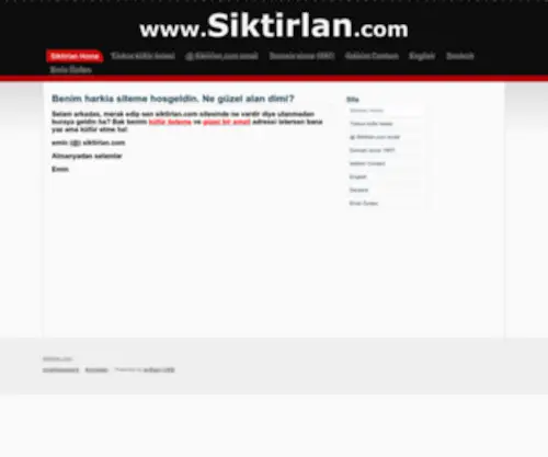 Siktirlan.com(Siktirlan) Screenshot