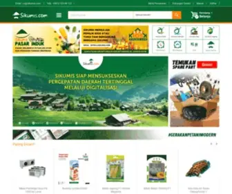 Sikumis.com(Situs Sarana Usaha Pertanian Online Terlengkap) Screenshot