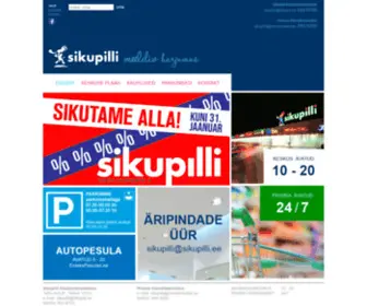 Sikupilli.ee(Sikupilli kaubanduskeskus) Screenshot