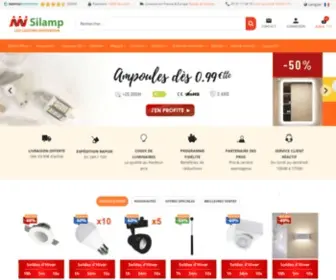 Silamp.fr(Eclairage LED pour Particuliers & Professionnels) Screenshot