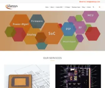 Silansys.com(Analog IC Design services & ASIC Supply) Screenshot