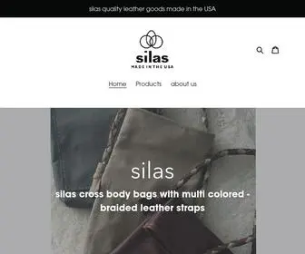 Silasltd.com(Leather goods) Screenshot