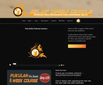 Silatopencircle.com(Silat, Silat Open Circle, Martial Arts) Screenshot