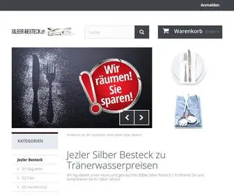 Silber-Besteck.ch(Besteck von Jezler Schaffhausen) Screenshot