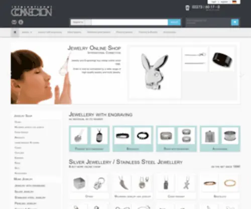Silberschmuck.com(Schmuck & Piercing Online Shop) Screenshot