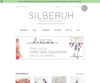Silberuh.com(Buy Silver Jewellery Online) Screenshot