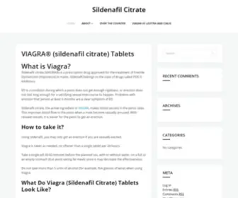 Sildenafil-Citrate.org(Buy Generic VIAGRA (sildenafil citrate) Pills Online) Screenshot