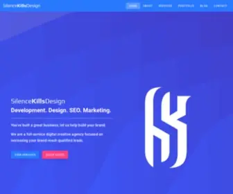 Silencekillsdesign.com(Bozeman branding) Screenshot